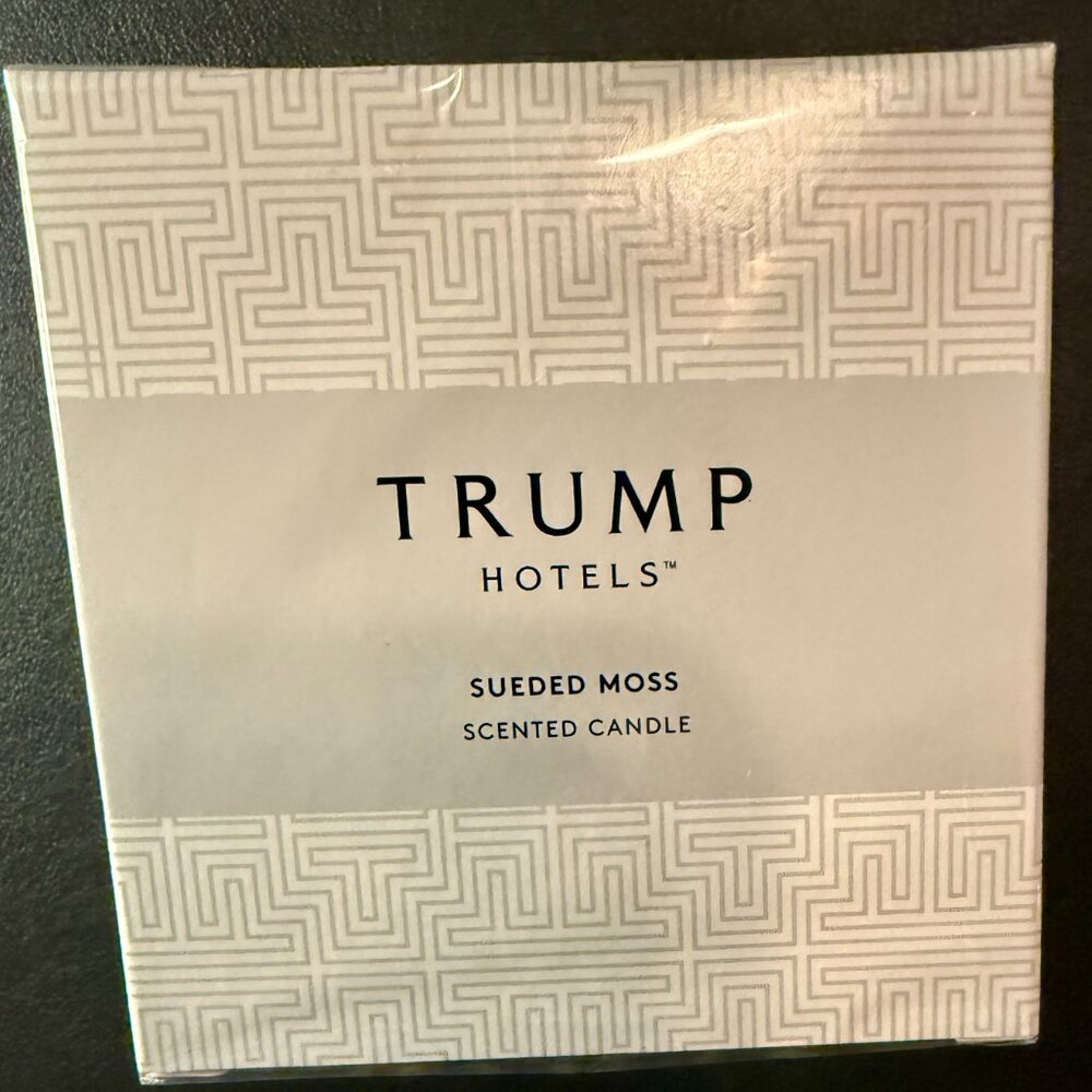 Trump Hotels Premium Scented Candle – Suede Moss